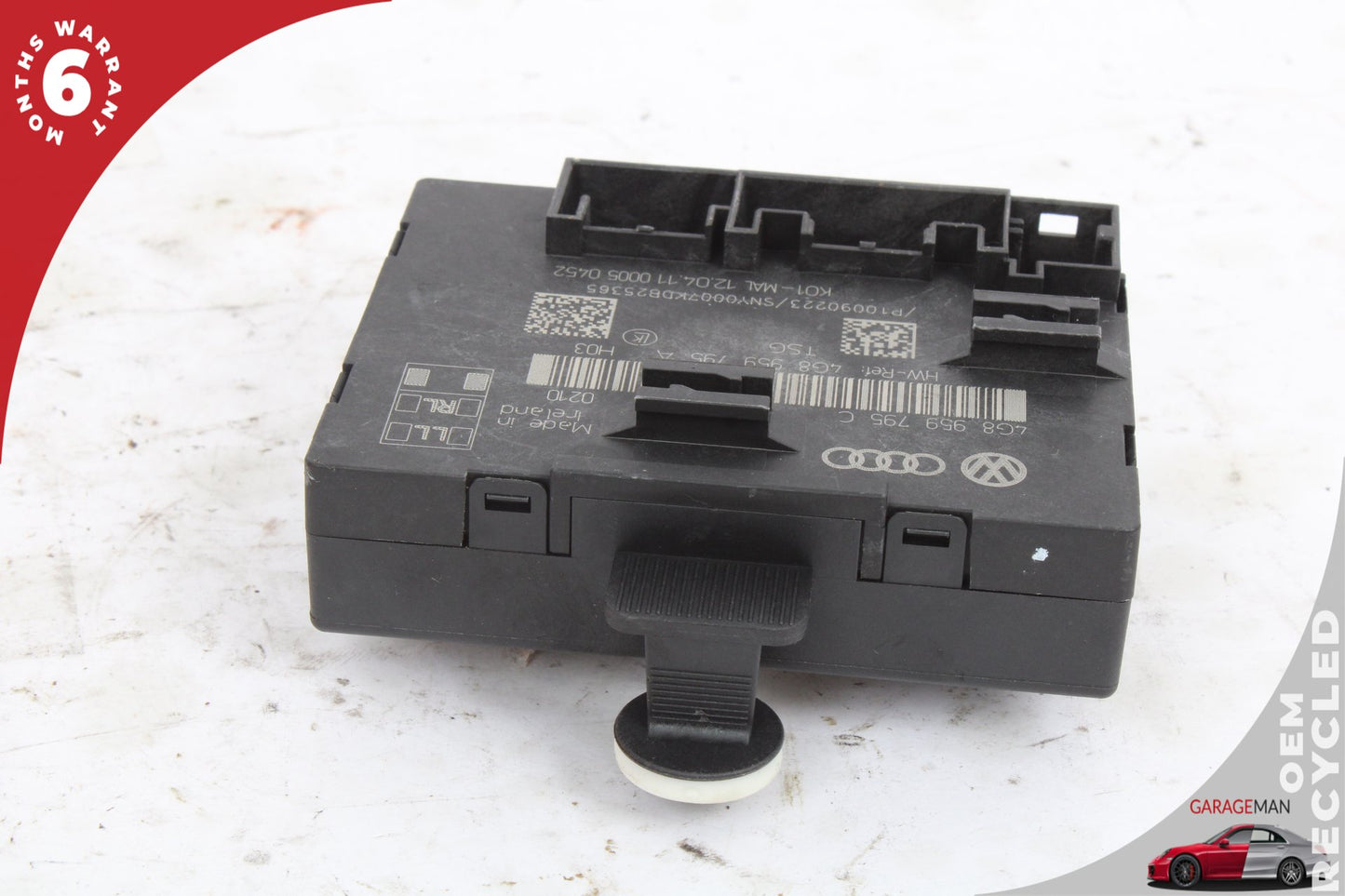 12-18 Audi A6 C7 Sedan Rear Right Door Control Module 4G8959795C Genuine