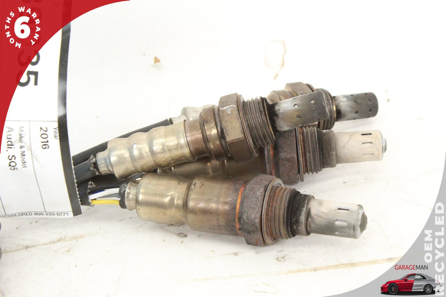 2014-2017 Audi SQ5 8R AWD Oxygen O2 Lambda Heat Wire Sensor Set 06E906265AJ OEM