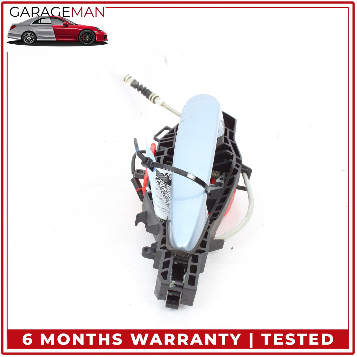 2012-2018 BMW 320i Front Right Exterior Door Handle Liquid Blue Metallic OEM
