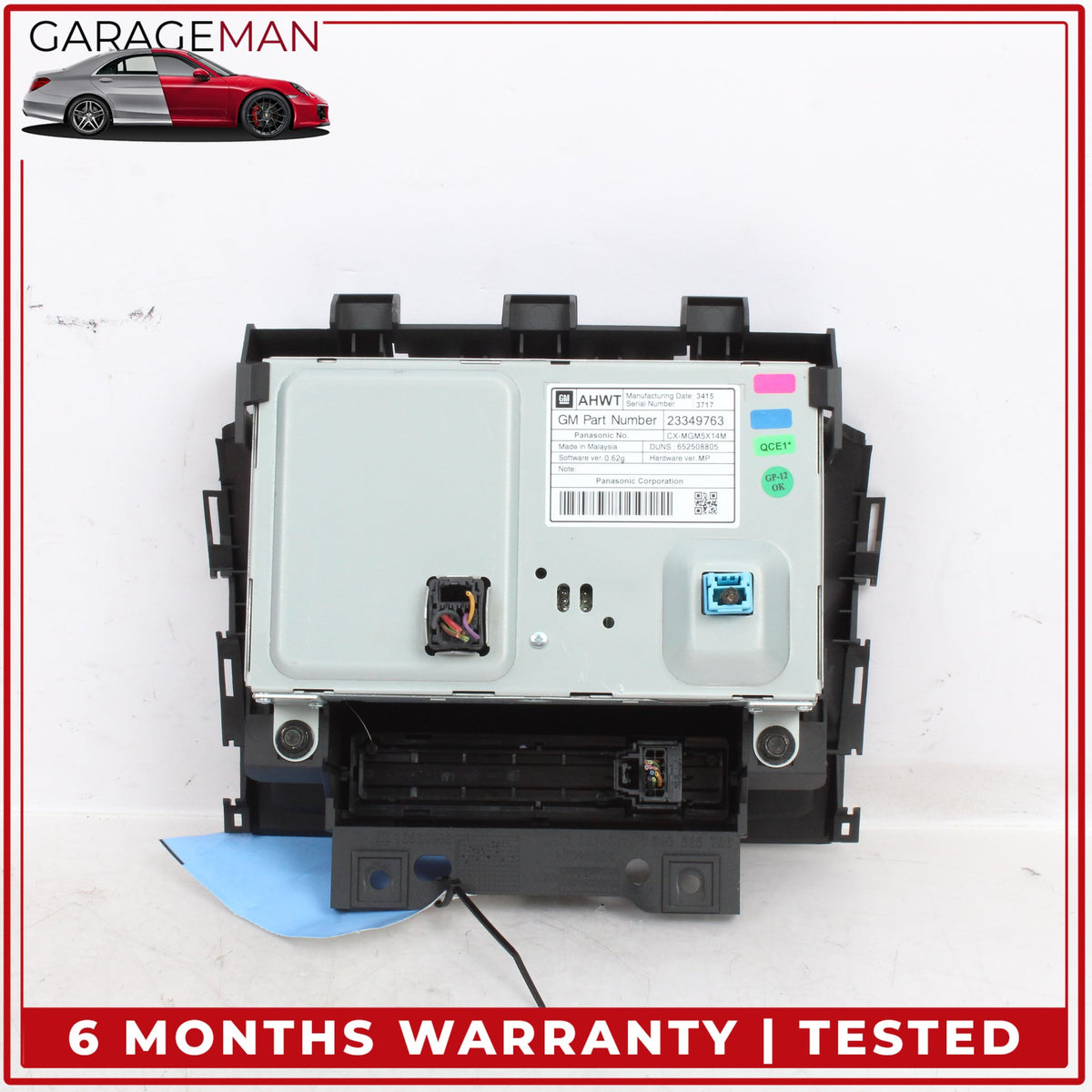 2016-2019 Buick Cascada Center Dash Display Screen Monitor Assy 23349763 OEM