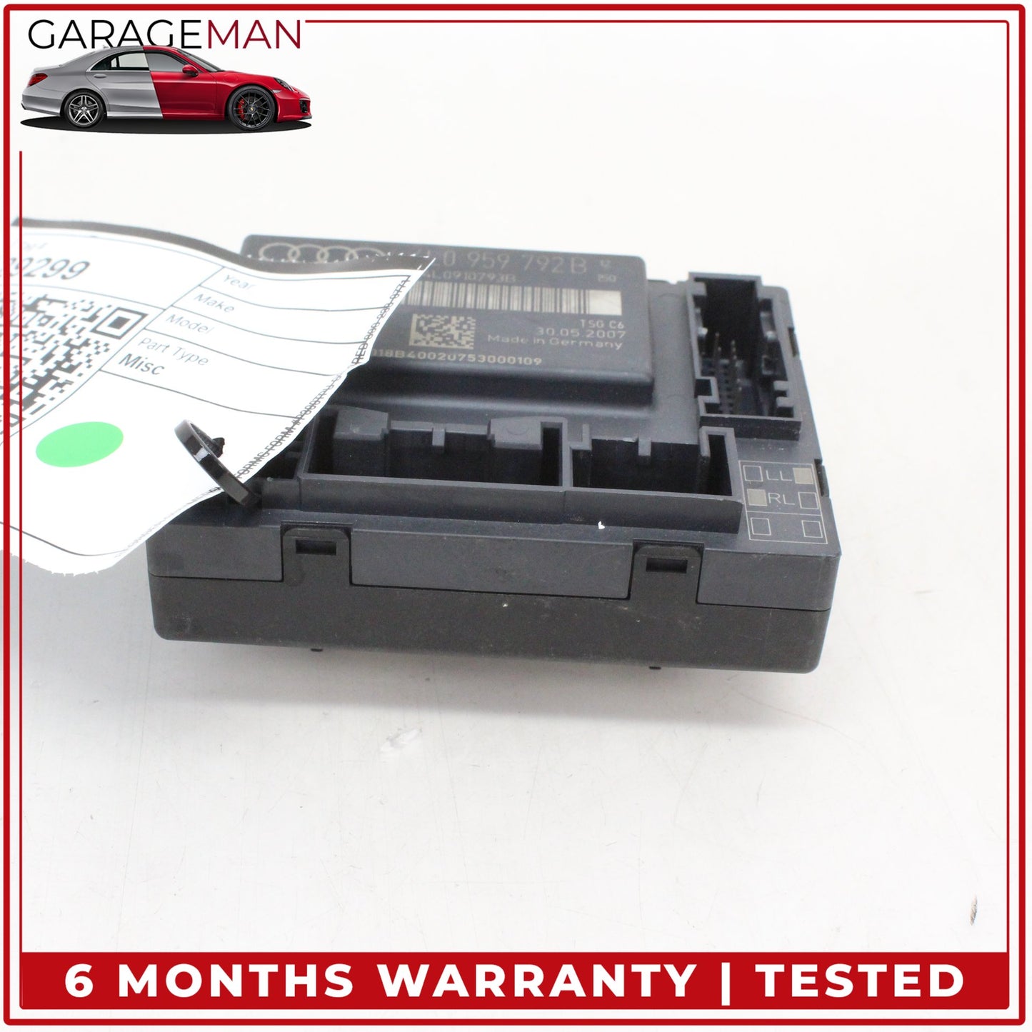 2007-2009 Audi Q7 Front Right Passenger Side Door Control Module 4L0959792B OEM