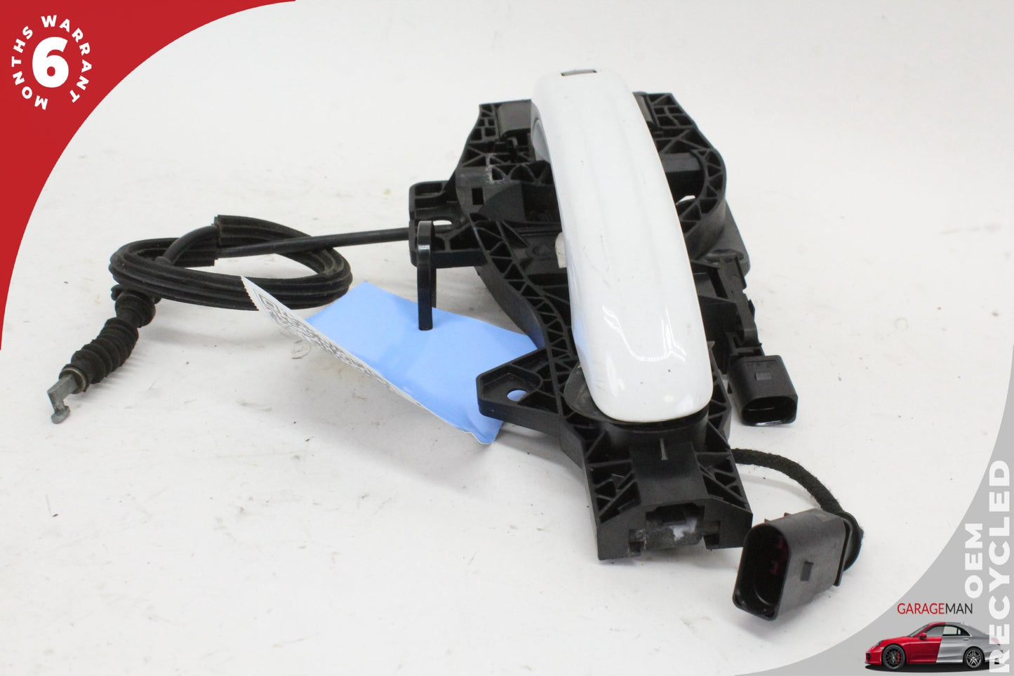 2007-2015 Audi Q7 Front Right Exterior Door Handle White Keyless 4L0837205 OEM