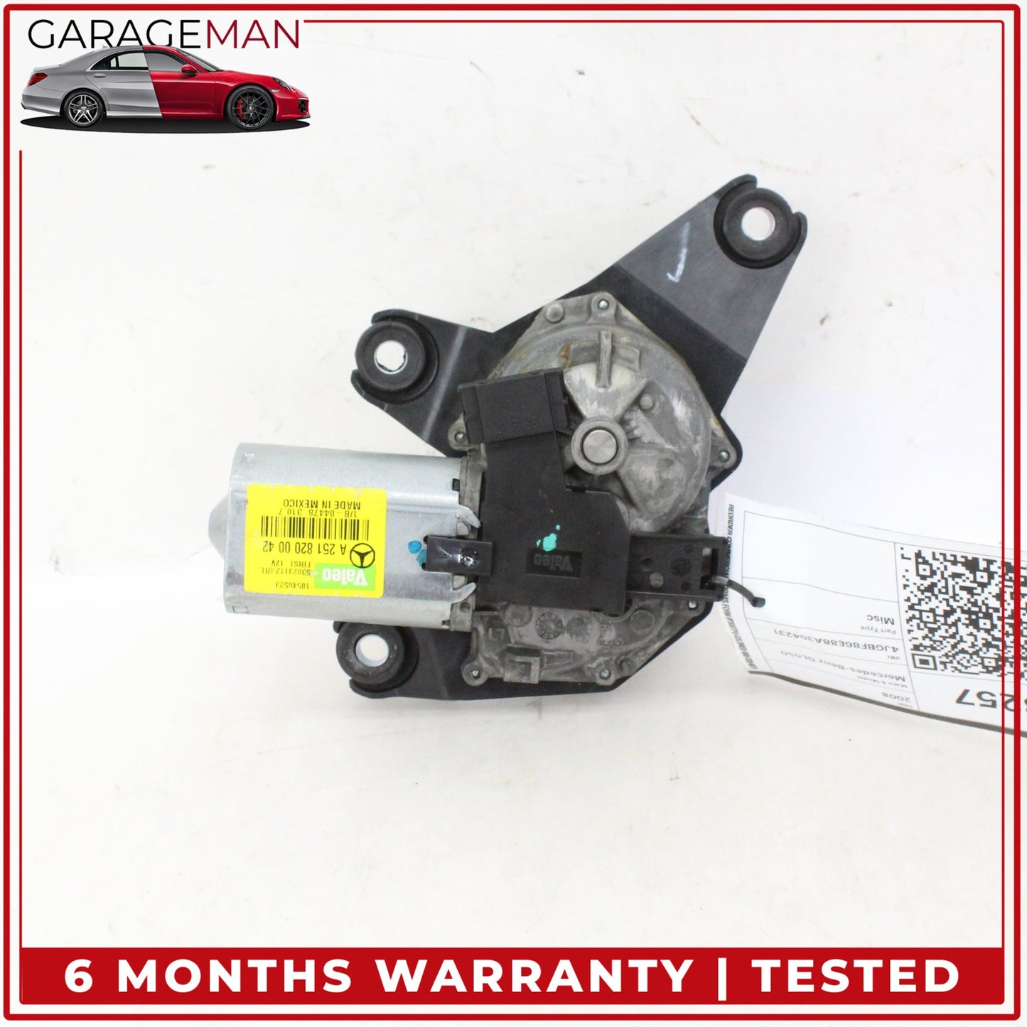 2006-2019 Mercedes X164 GL550 Rear Glass Window Wiper Motor 2518200042 OEM