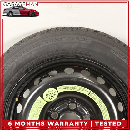 2008-2015 Mercedes W204 C300 Emergency Spare Tire Wheel Donut Rim 125 90 16" OEM
