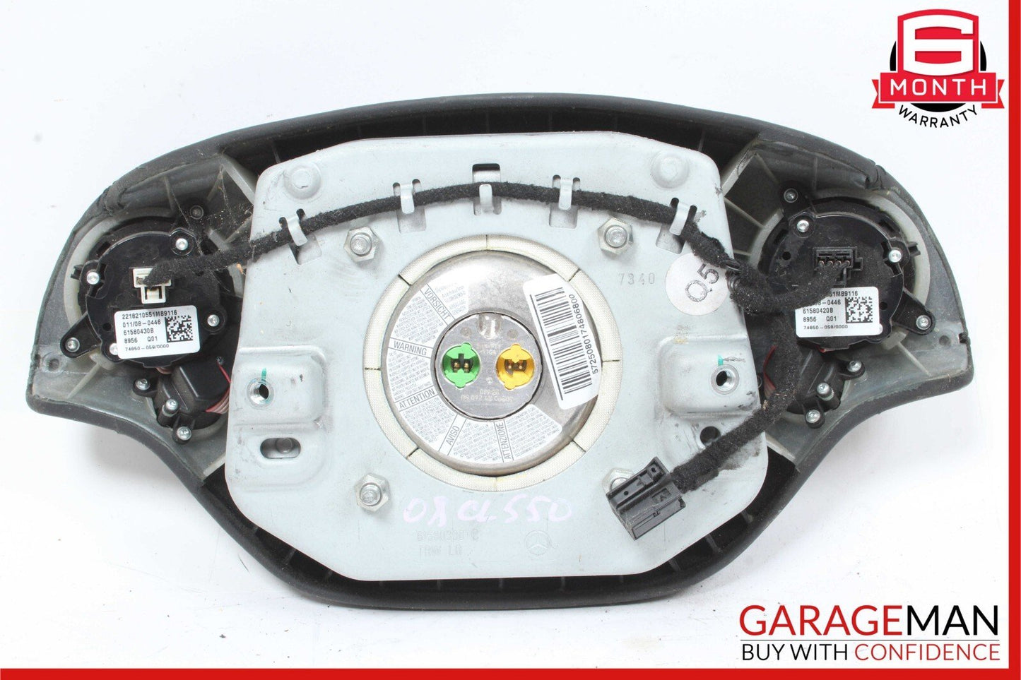 07-10 Mercedes W221 S550 S450 CL550 Steering Wheel Airbag Air Bag Assembly