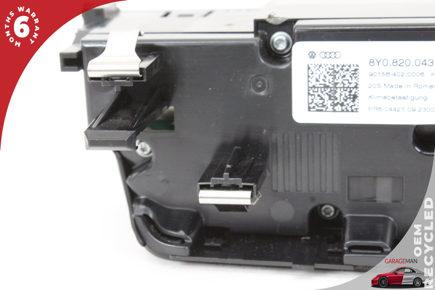 2022-2024 Audi A3 Sedan AC Temperature Climate Control Panel 8Y0820043C Genuine