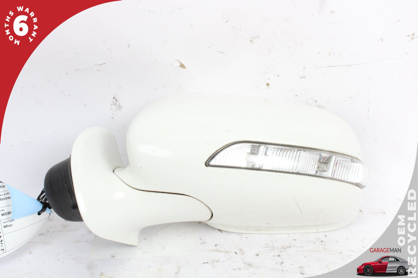 2007-2009 Mercedes W211 E350 E550 Left Side Door Mirror Glass 2118100764 OEM