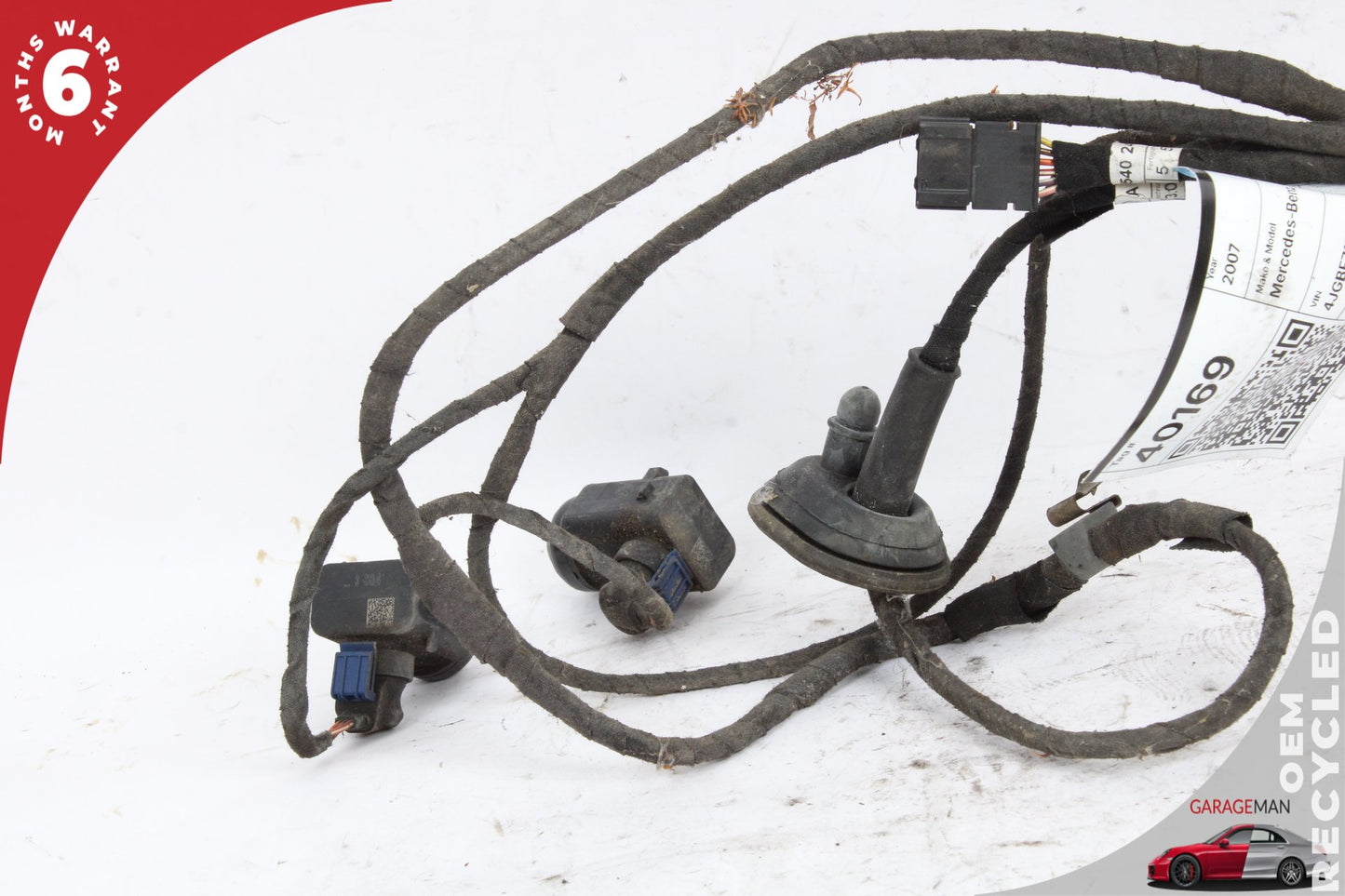 2006-2009 Mercedes X164 GL450 Rear Bumper Parking Sensor Wire Harness PDC OEM