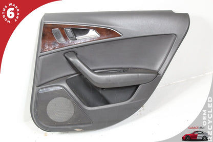2012-2018 Audi A6 S6 Rear Right Side Interior Door Panel 4G0867222 OEM