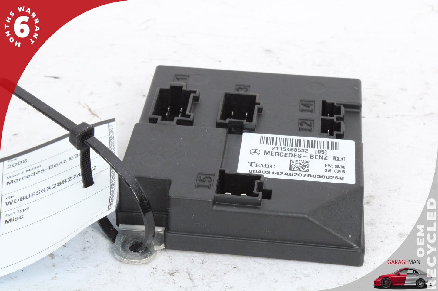 03-11 Mercedes W211 CLS500 E500 Under Seat Control Module 2115458532 OEM