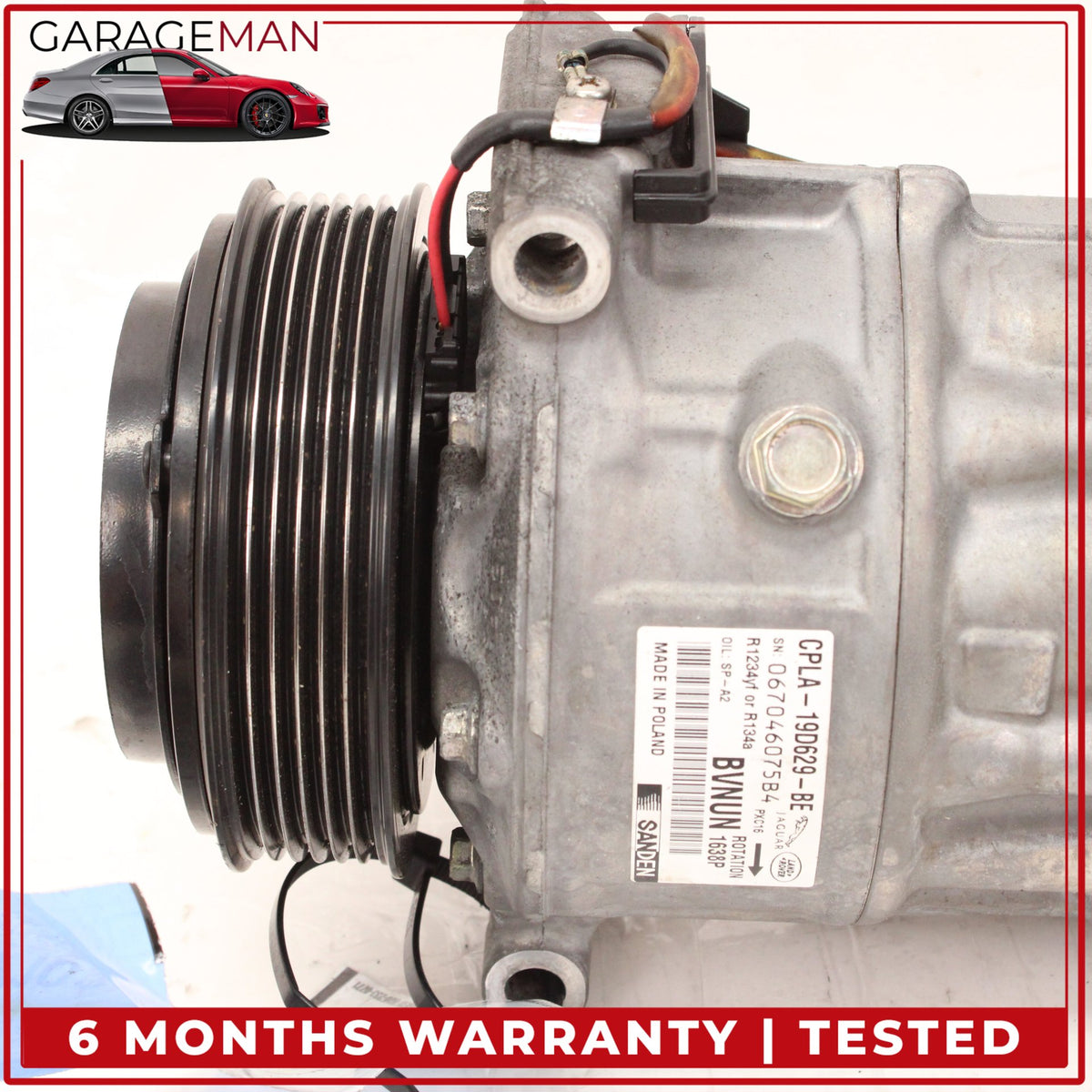 2013-2021 Land Rover Range Rover L405 AC A/C Air Conditioning Compressor OEM