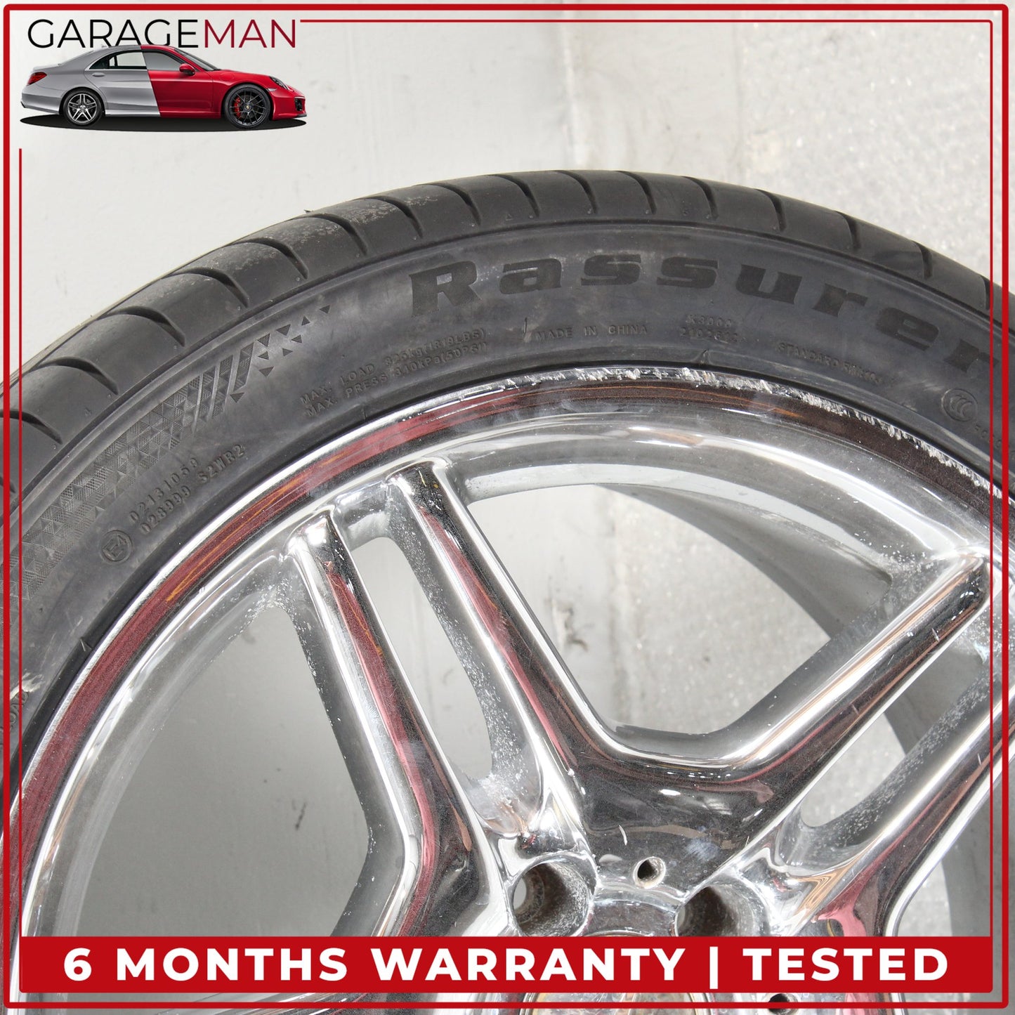 2003-2012 Mercedes R230 SL550 SL65 AMG Rear Wheel Tire Rim 9.5Jx18H2 ET33 OEM