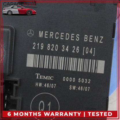 2006-2011 Mercedes W219 CLS550 Rear Right Side Door Control Module Unit OEM