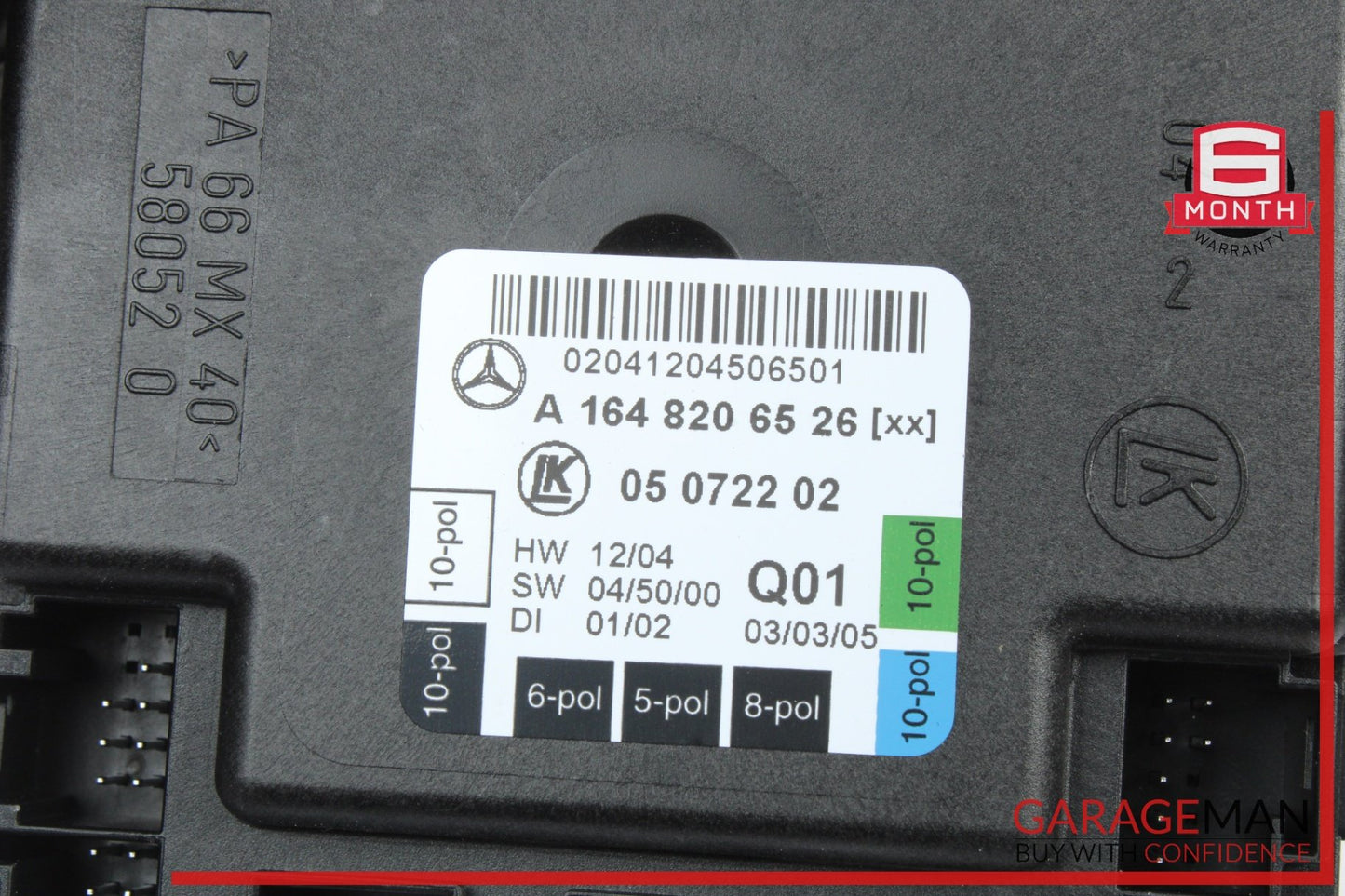 2006-2013 Mercedes ML500 M-Class W164 Left Front Door Control Module 1648206526