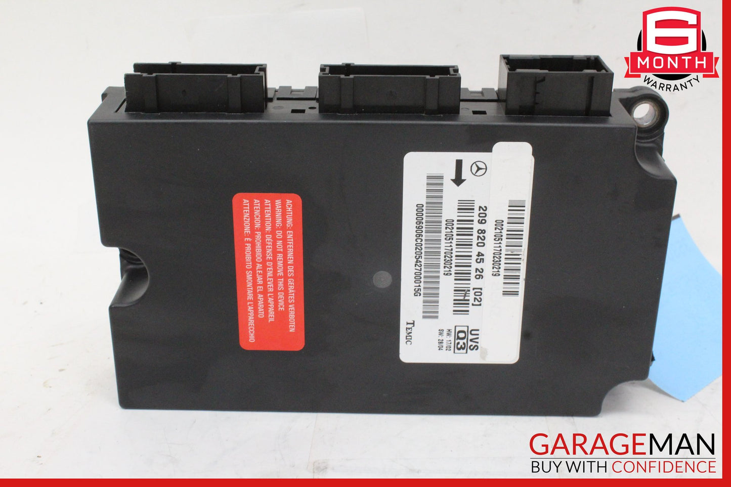 2003-2009 Mercedes W209 CLK350 CLK320 Convertible Top Roof Control Module OEM