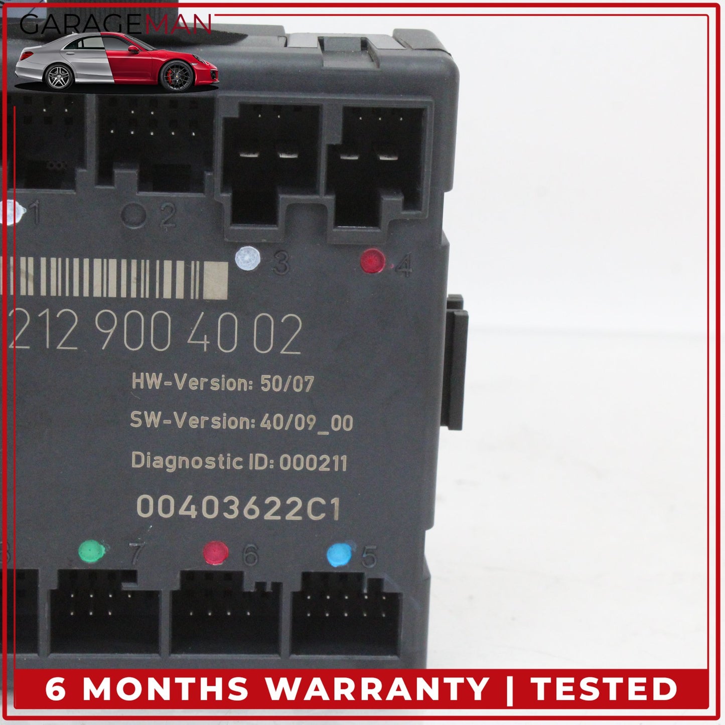 2008-2014 Mercedes W204 C300 Front Left Side Door Control Module 2129004002 OEM