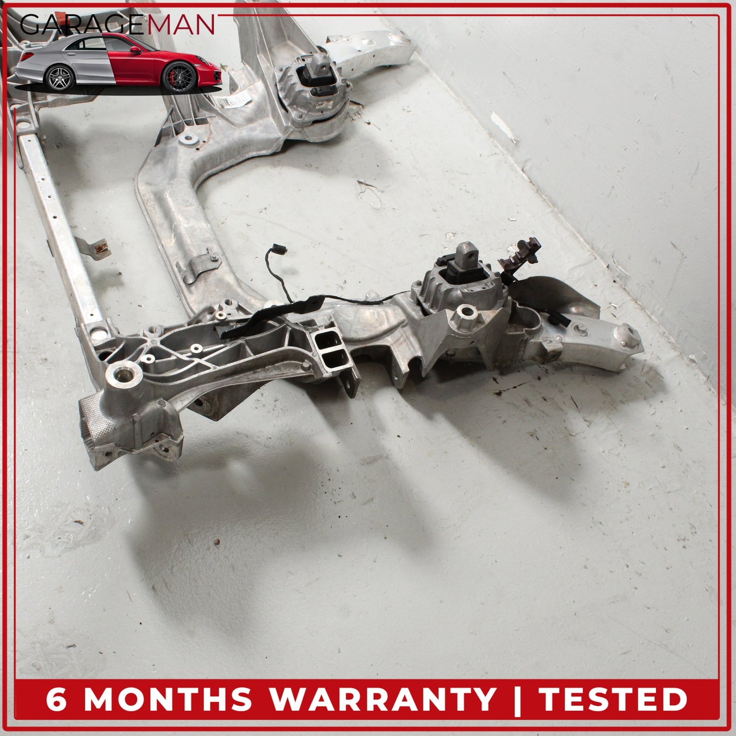 2012-2018 BMW 650i F06 AWD Front Subframe Crossmember Cradle 6797647 OEM