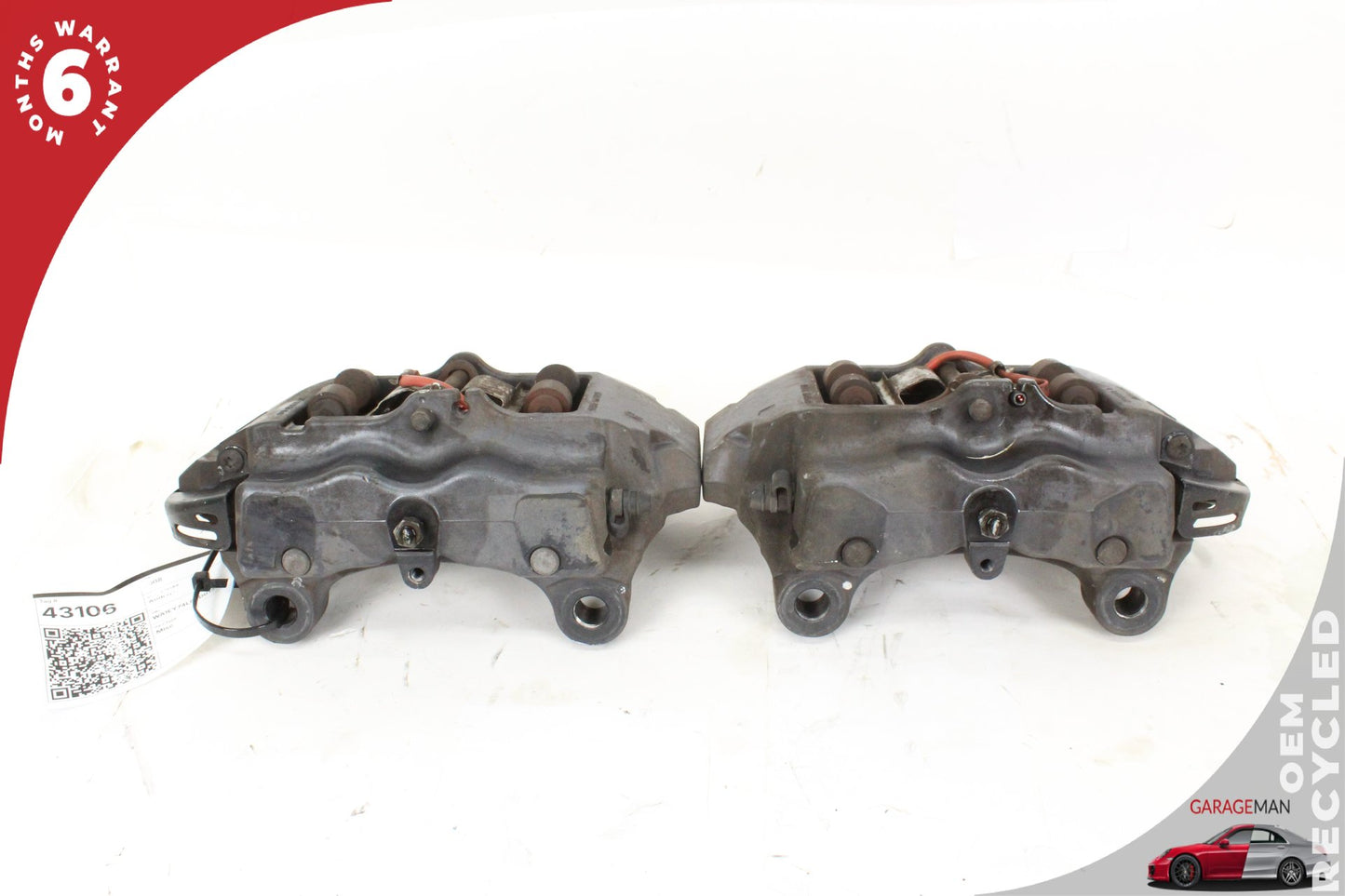 2003-2015 Audi Q7 Rear Left and Right Side Brake Caliper Set 207673043 OEM
