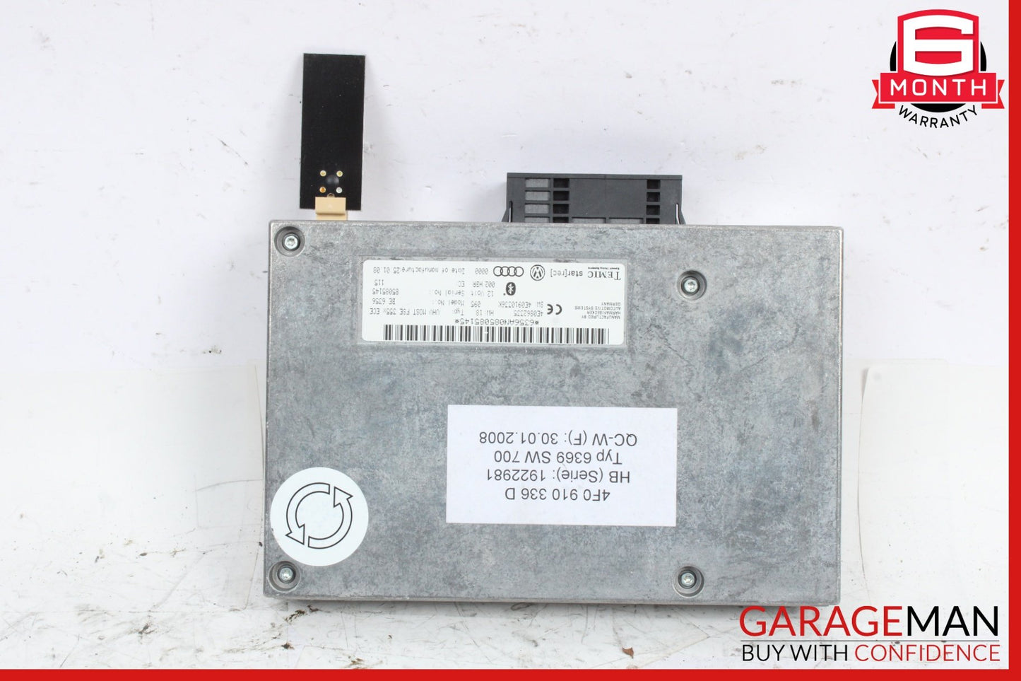 2007-2009 Audi Q7 4L Station Wagon Bluetooth Hands Free Module 4E0862335 Genuine