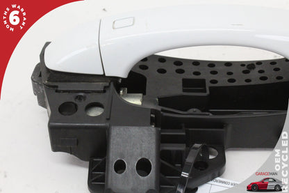 2012-2018 Audi A7 Right Passenger Side Exterior Door Handle White 4H0837886 OEM