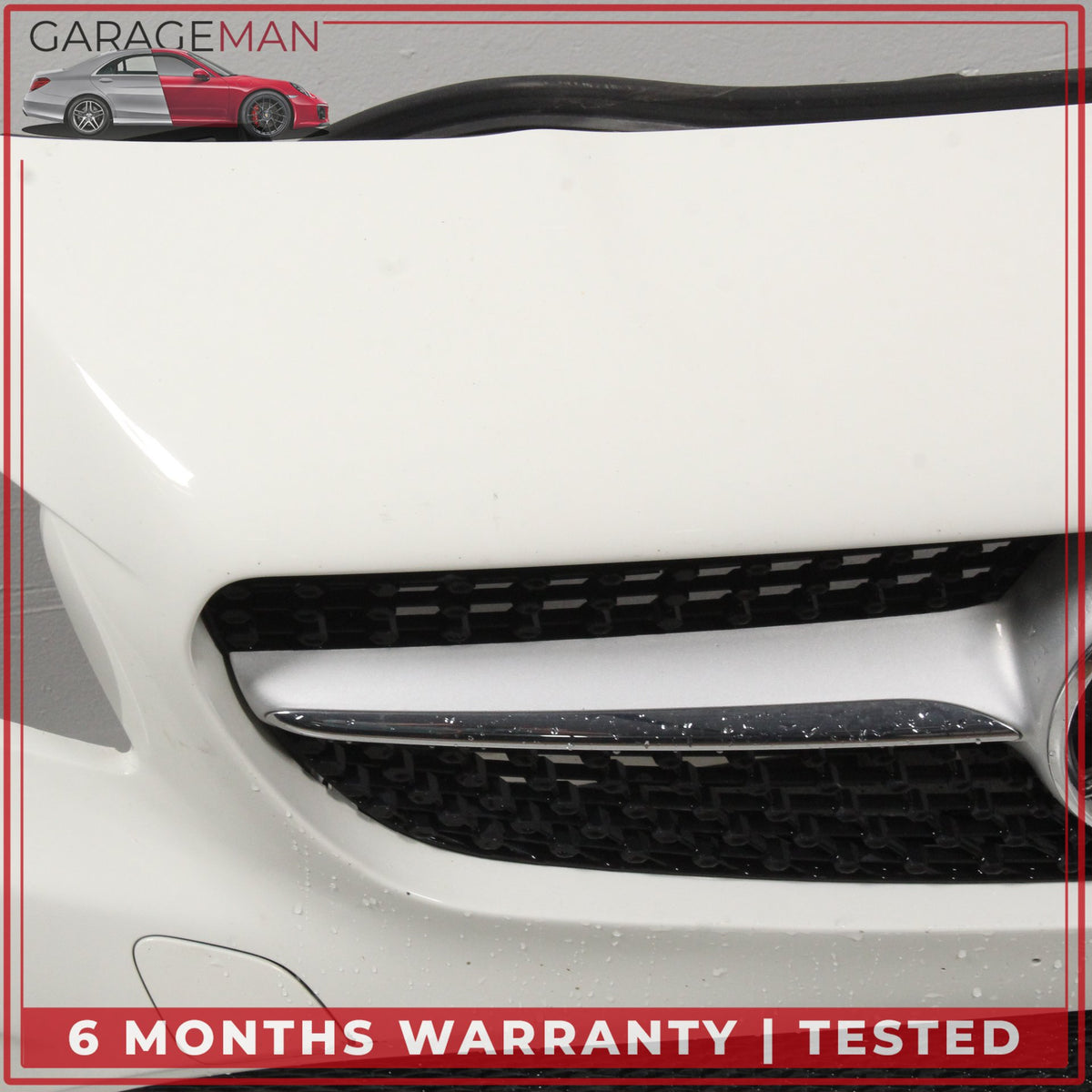 2017-2019 Mercedes C117 CLA250 Sedan Front Bumper Cover Calcite White OEM