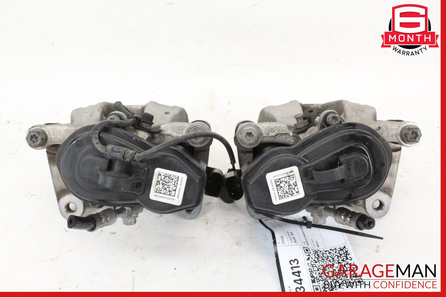 2017-2024 Audi A4 Rear Left and Right Side Brake Caliper Set 8W0405AS OEM