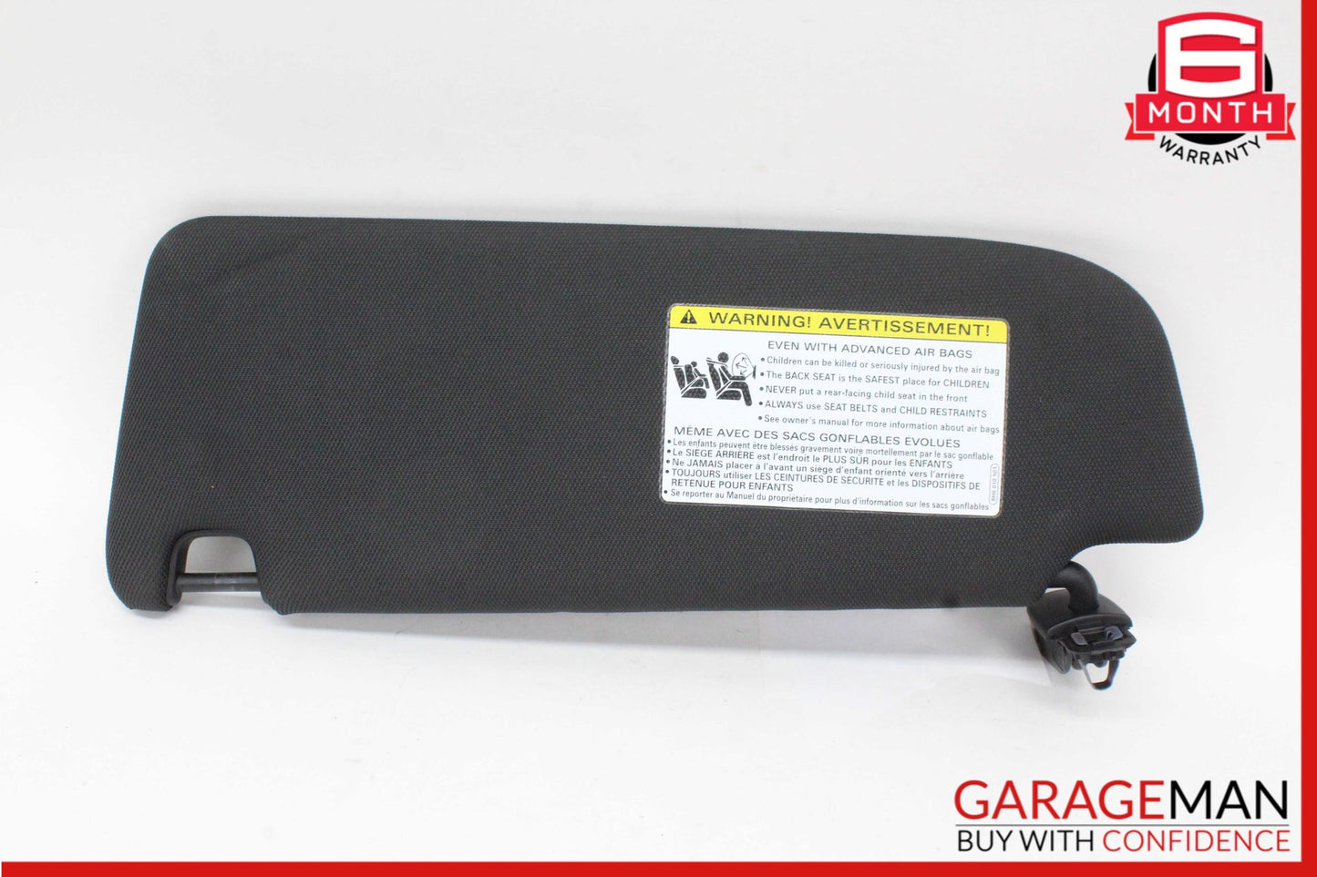 2012-2018 Audi A6 A7 Front Right Passenger Side Sun Visor Black 4G0857552 OEM