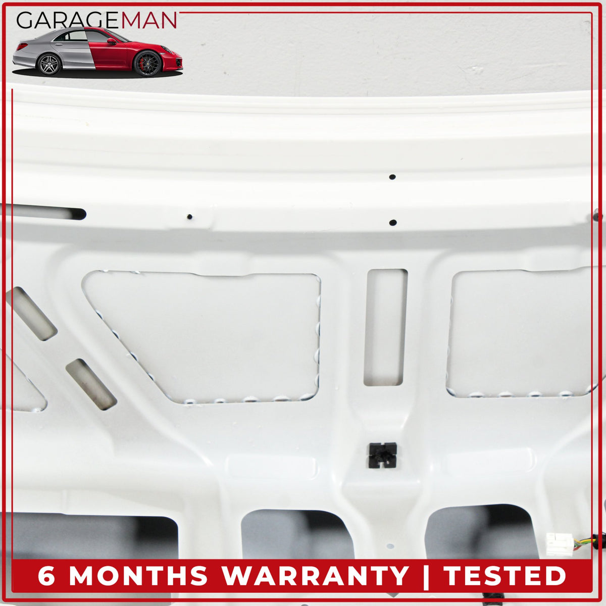 2011-2016 BMW 550i Rear Deck Trunk Lid Panel Alpine White 7240552 OEM