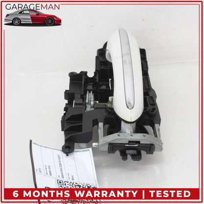 2011-2016 BMW 550i Front Right Passenger Side Exterior Door Handle White OEM