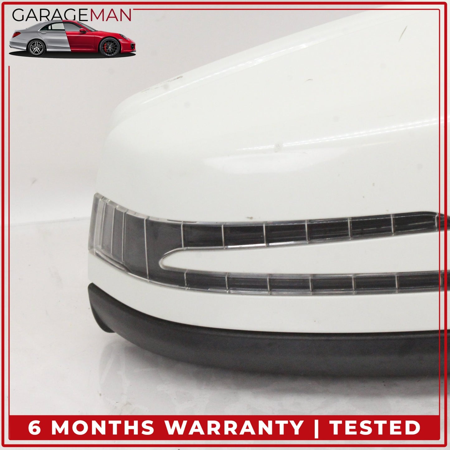 2010-2011 Mercedes W204 C300 Front Right Door Rear View Mirror Calcite White OEM