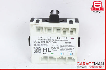 2015-2023 Mercedes-Benz C300 W205 Rear Left Door Control Module 2229002009 OEM