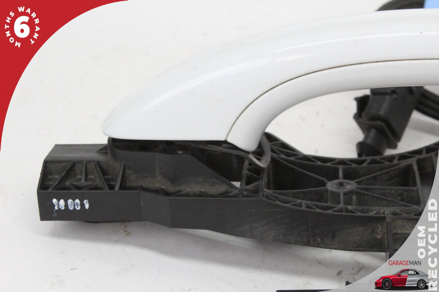 2007-2015 Audi Q7 Rear Right Side Exterior Door Handle White Keyless OEM