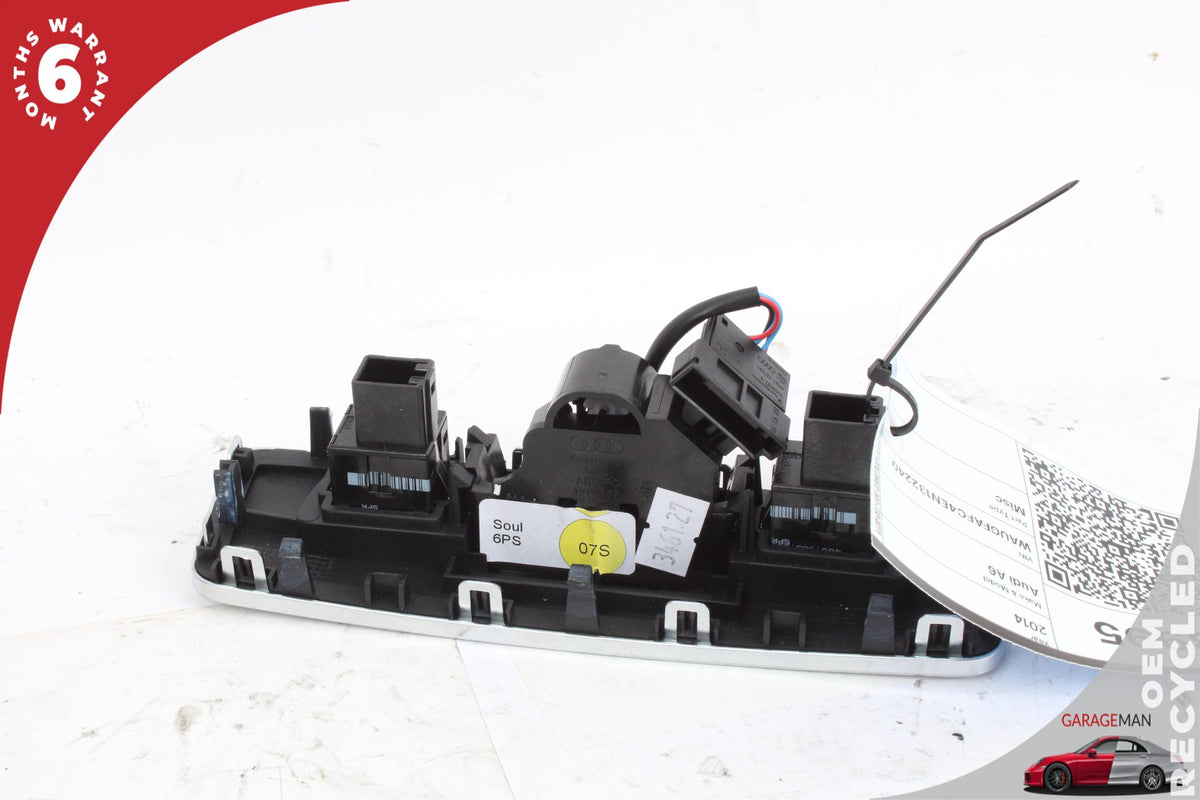 2012-2018 Audi A6 Rear Heated Seat Switch Panel Control 4G0863351A OEM