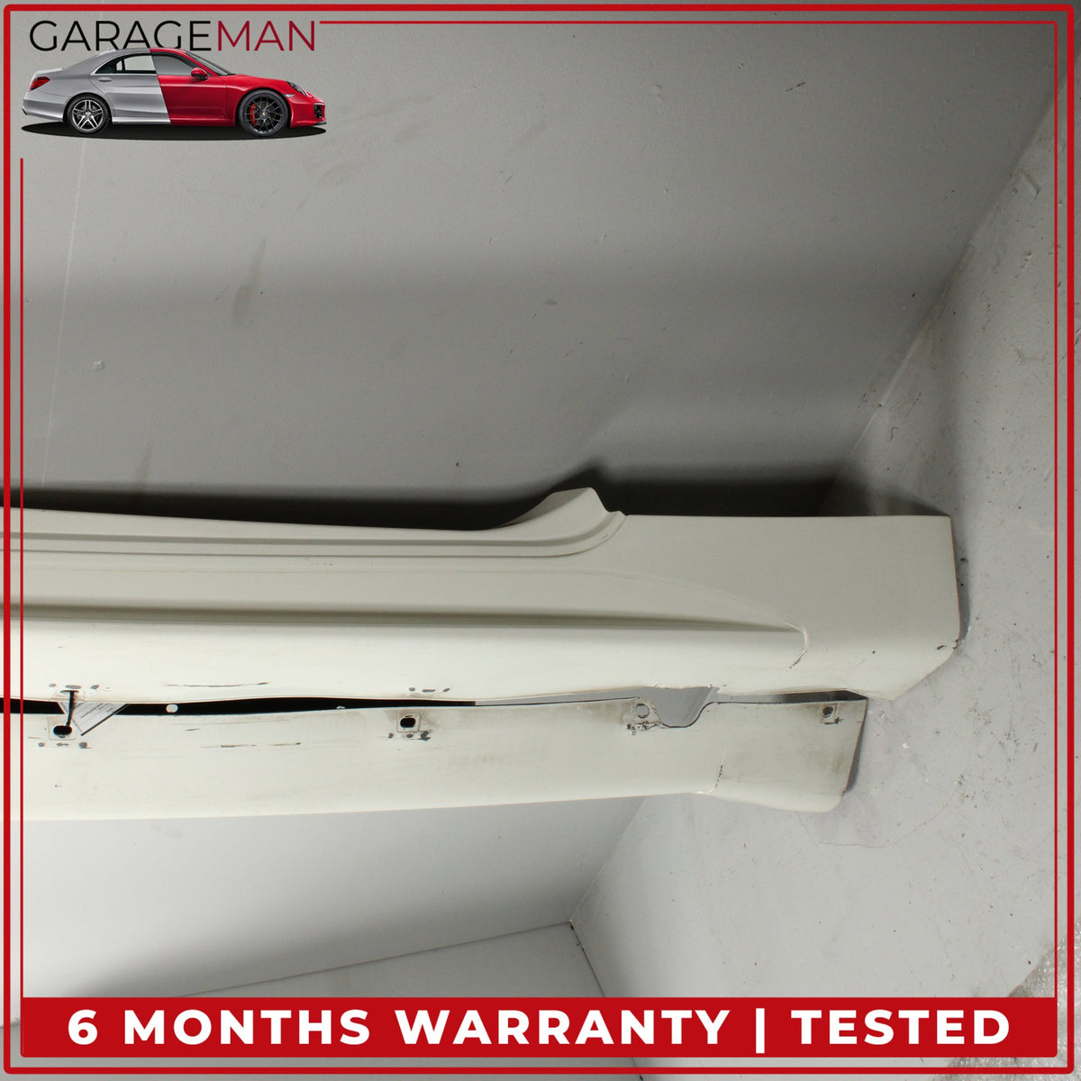 2008-2018 Maserati GranTurismo Left and Right Side Skirt Rocker Panel White OEM