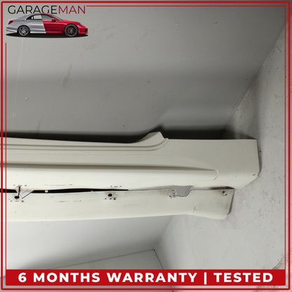2008-2018 Maserati GranTurismo Left and Right Side Skirt Rocker Panel White OEM