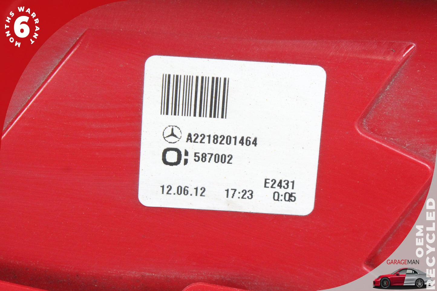 2010-2013 Mercedes W221 S550 S600 Rear Right Outer Tail Light 2218201464 OEM