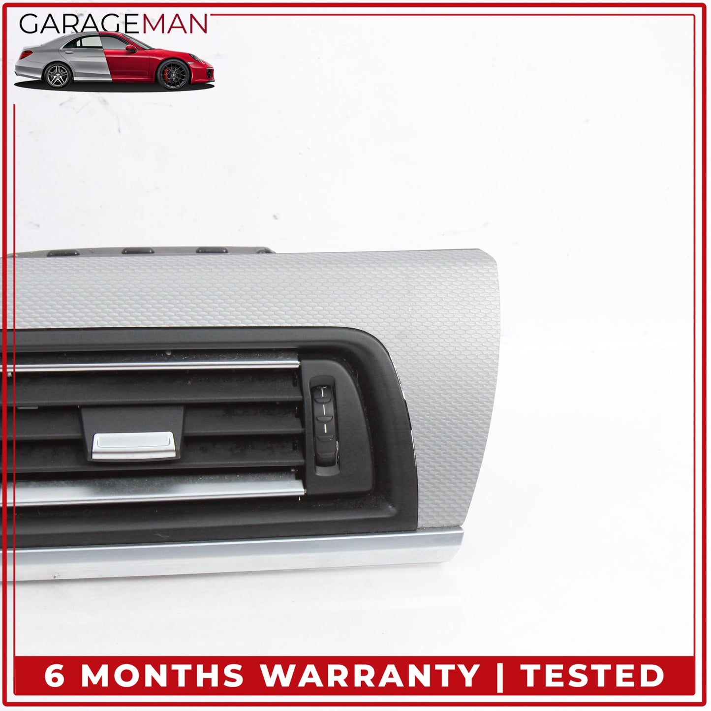 2012-2019 BMW 650i Front Dash Center AC Air Vent Trim w/ Engine Start Button OEM