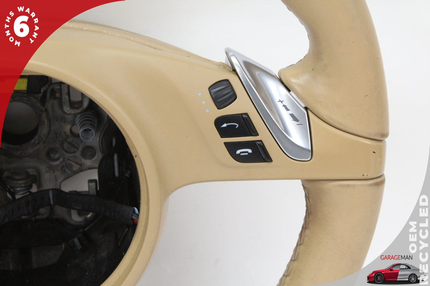 2010-2016 Porsche Panamera 970 Cayenne 958 Steering Wheel Wood 7PP419091AF OEM