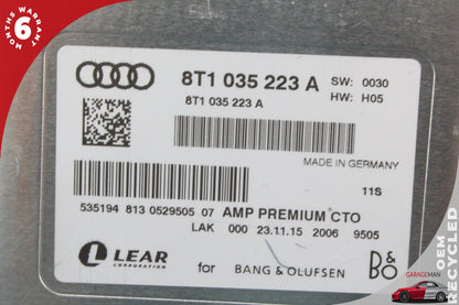 2013-2017 Audi SQ5 Q5 Audio Radio Sound System Amplifier AMP 8T1035223A OEM