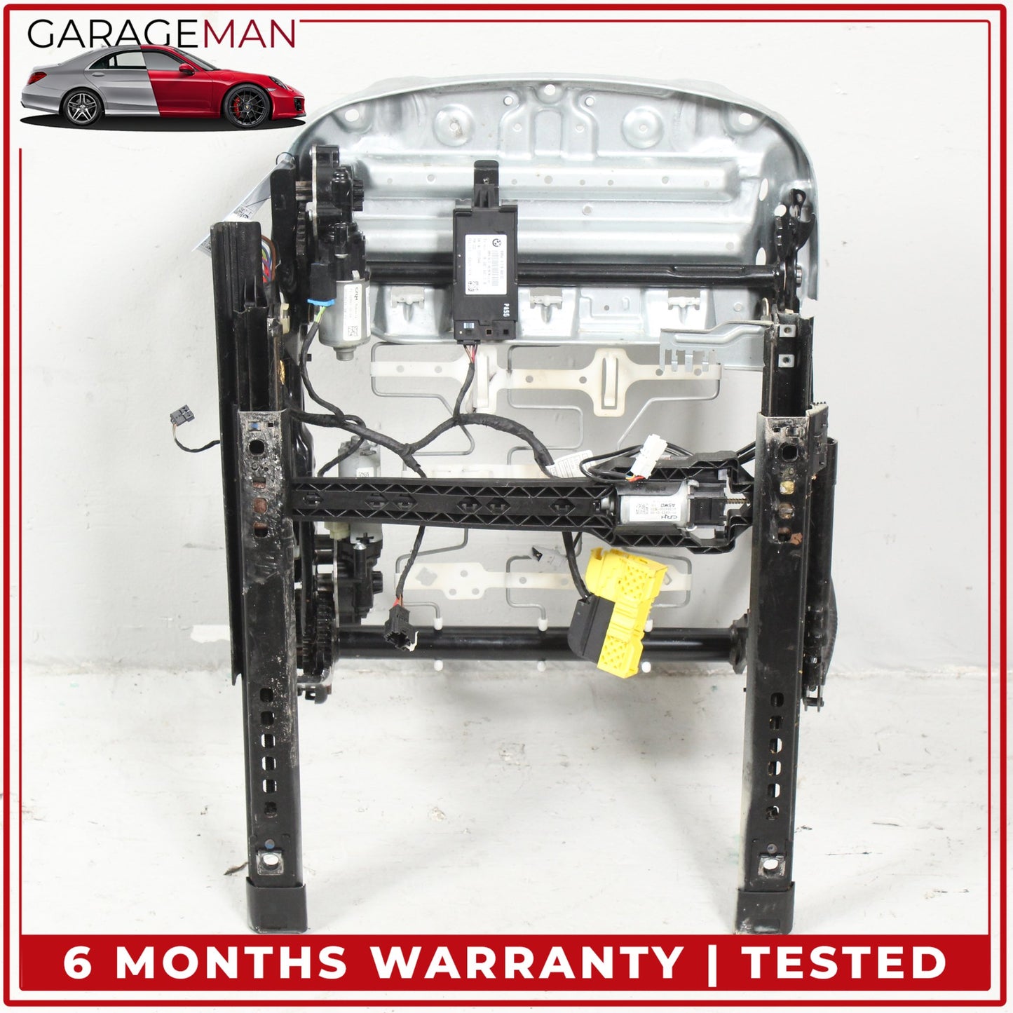 2012-2020 BMW 328i Front Right Seat Track Rail Frame w/ Heat Module & Motors OEM