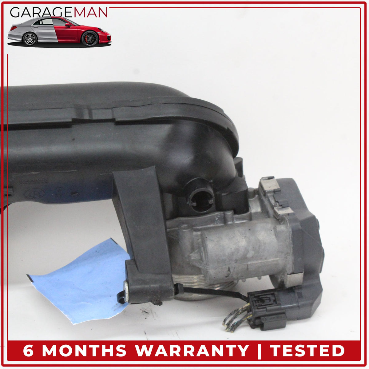 2008-2017 BMW 550i Right Side Air Intake Manifold w/ Throttle Body 70341441 OEM