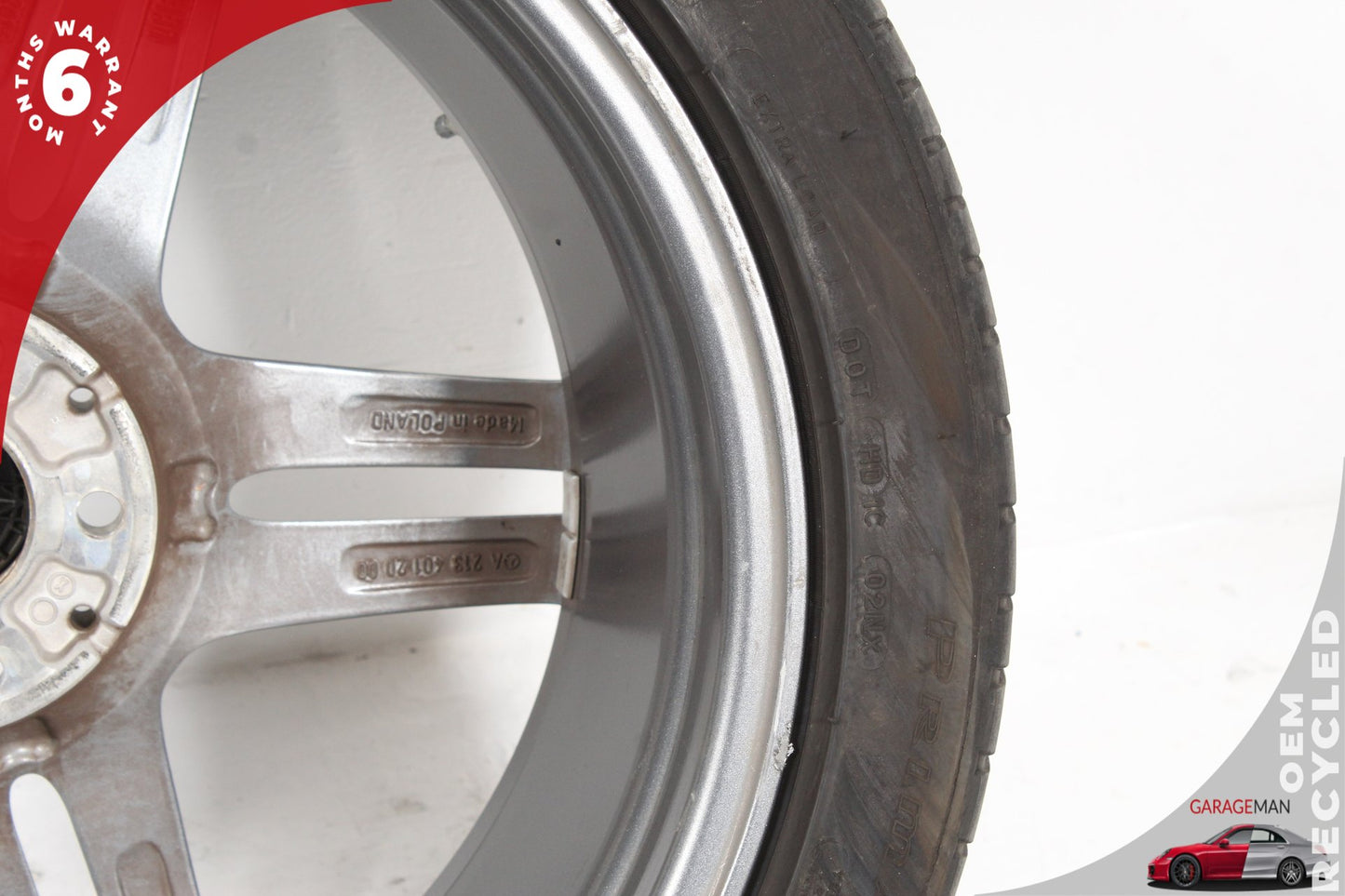 2016-2023 Mercedes W213 E300 Front Wheel Rim w/ Tire 8JX19H2 ET43 2134012000 OEM