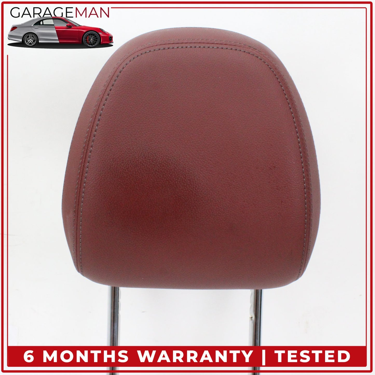 2019-2025 BMW 330i Front Left and Right Side Seat Head Rest Red 52107478116 OEM