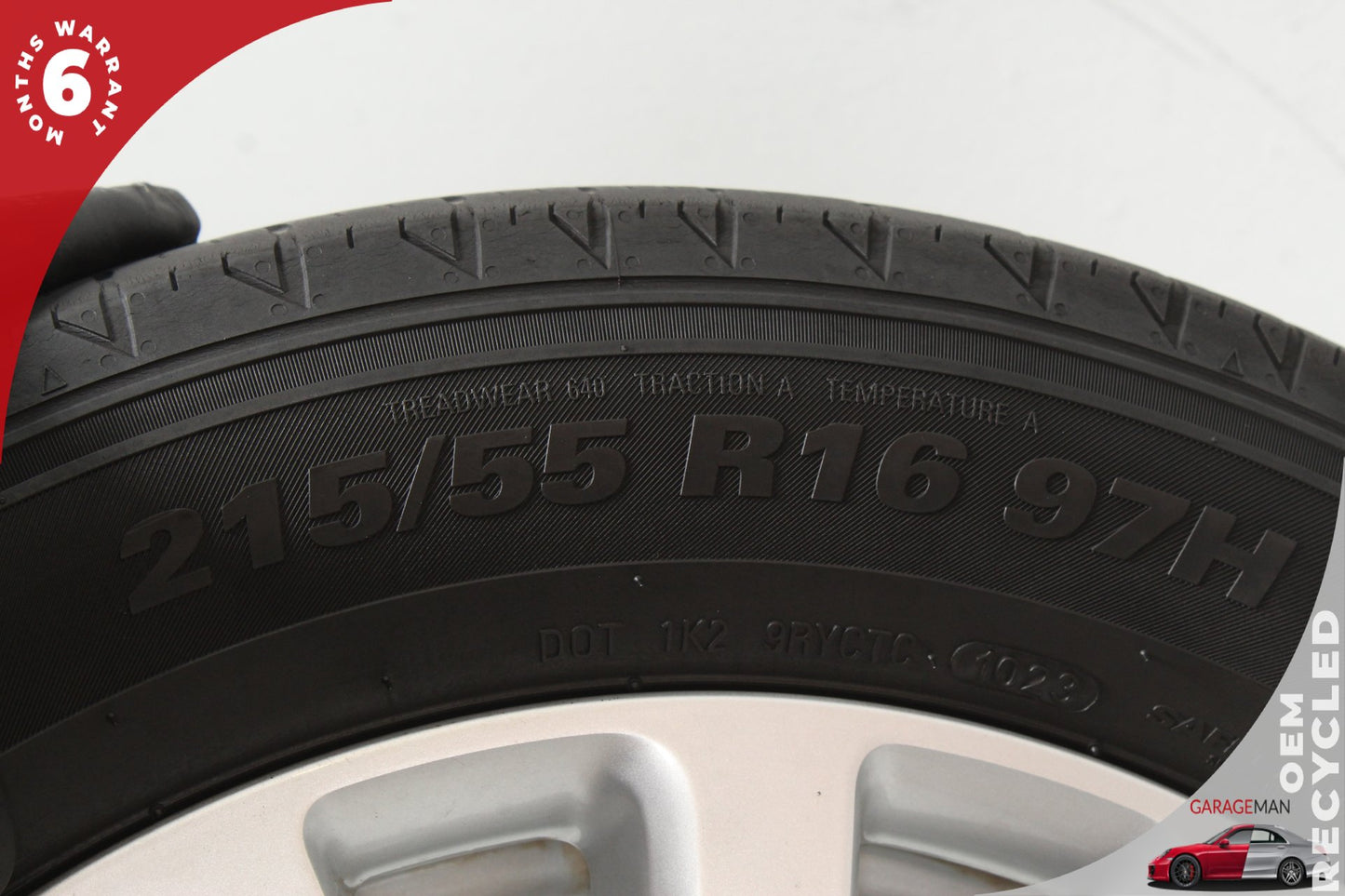 2014-2018 Fiat 500L 13 Spoke Wheel Rim w/ Tire 6.5JX16H2 ET39 735585995 OEM