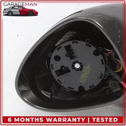 2010-2013 Porsche Panamera 970 Left Door Rear View Mirror Housing No Glass OEM
