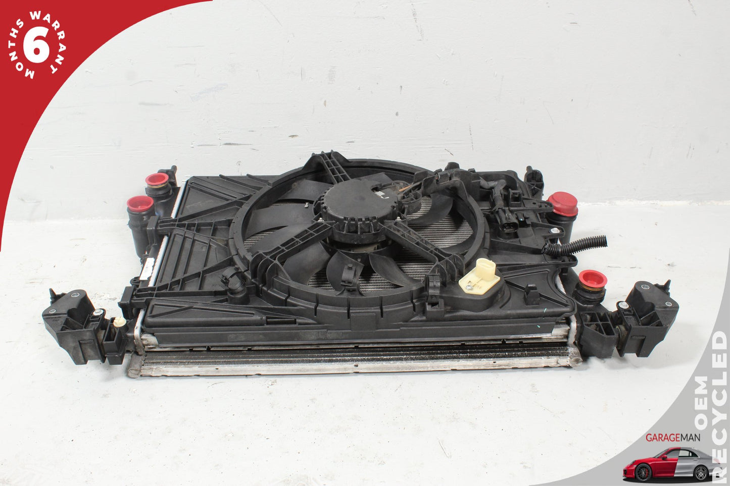 2014-2020 Fiat 500L Engine Cooling Radiator AC A/C Condenser Assembly OEM