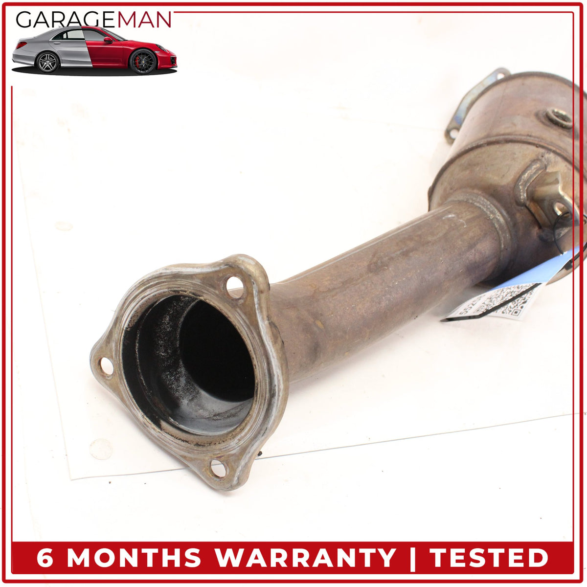 2011-2015 Audi Q7 4L 3.0L Left Side Exhaust Downpipe 7L8254301Q OEM
