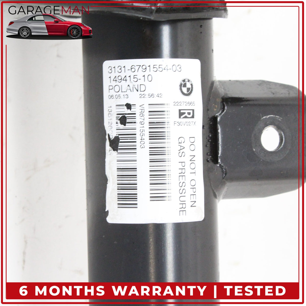 2012-2018 BMW 320i xDrive AWD Front Right Side Shock Strut Absorber 6791554 OEM