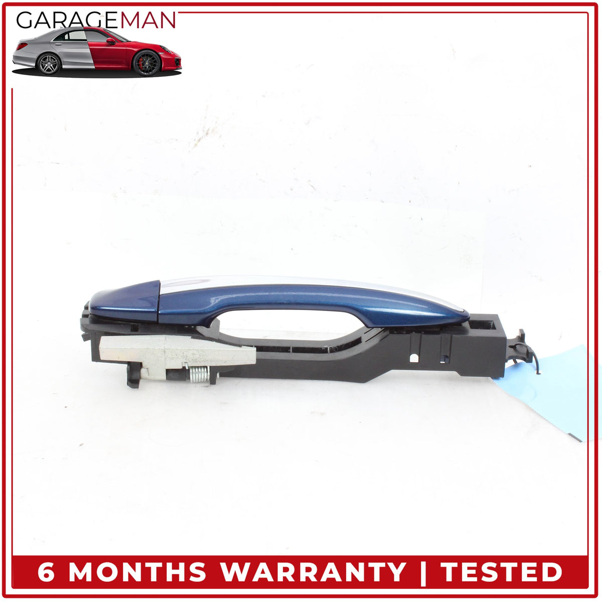 2014-2024 Infiniti Q50 V37 Rear Left Driver Side Exterior Door Handle Blue OEM