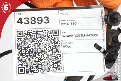 2019-2024 BMW 330i G20 Sedan Front Bumper Parking Sensor Wire Harness 0263053718